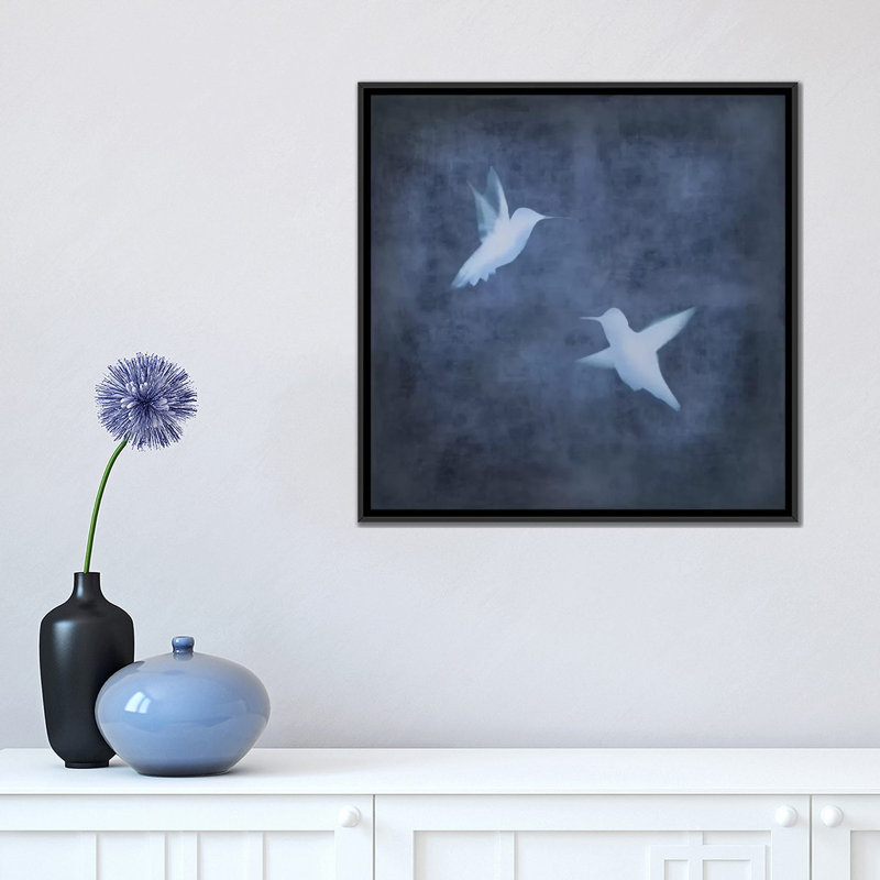 «Flight II», reproduction d'art sur toile, H 18 po x l 18 po x P 1,5 po, Toile avec cadre noir, Pas de tapis