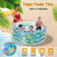 Piscine gonflable en plastique H 1,75 pi x l 4,92 pi iMounTEK