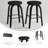 26″ Bar Stools,Mid-Century Modern Swivel Upholstered Counter Stool with Soild Wood Leg Frame-1121748929