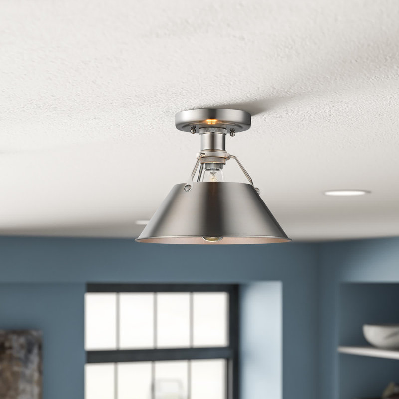 Weatherford Flush Mount, Matte Black, Matte Black