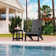 Aliah Outdoor Side Table Adirondack Table Weather Resistant Patio Table Plastic Outdoor End Table