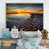 Toile naturelle avec cadre flottant