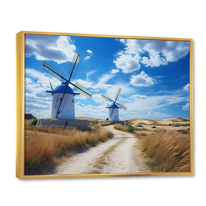 Reproduction sur toile Koleen, H 30 po x l 40 po x P 1,5 po, Cadre flottant doré