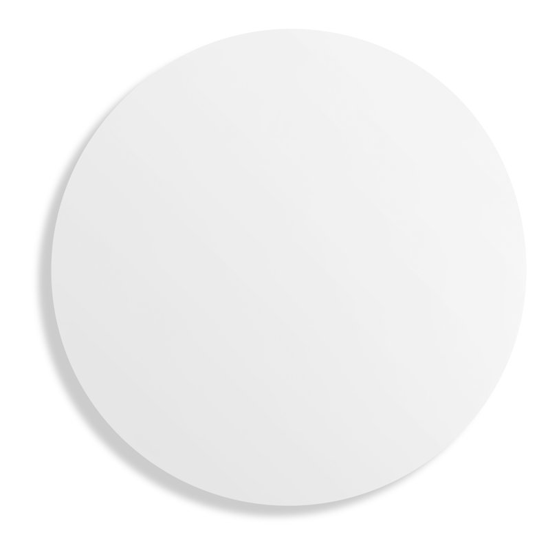 Circula Round Dining Table, White, Standard (30" Height), 36" W x 36" L