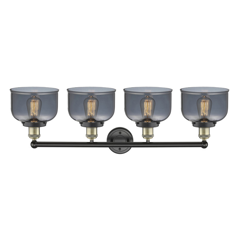 Annagene 4 - Light Dimmable Vanity Light, Plated Smoke, Black Antique Brass