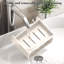 Porte-savon à ventouse pour salle de bain non perforé à fixation murale-1321136948