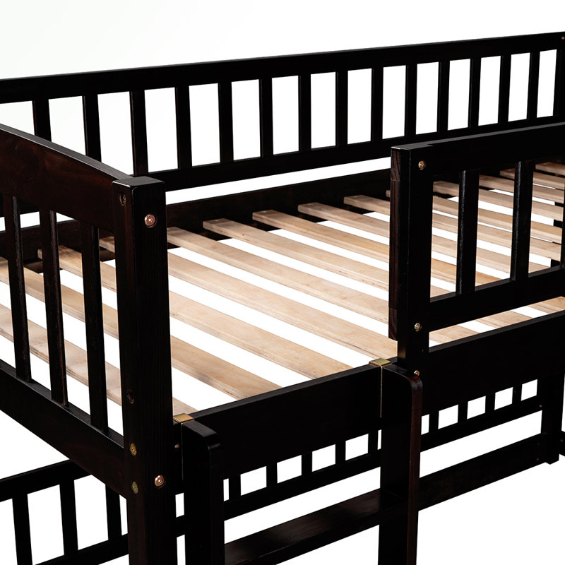 Giasone Kids Twin Over Twin Bunk Bed