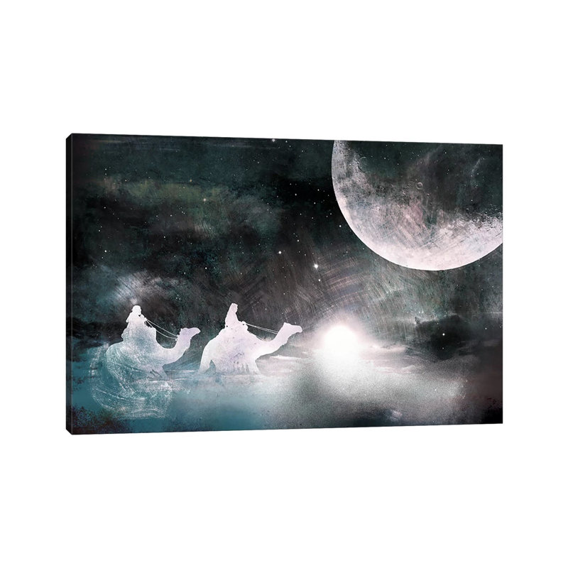 Twilight In The Sands - Print on Canvas, Wrapped Canvas, 20.32 cm H x 30.48 cm W