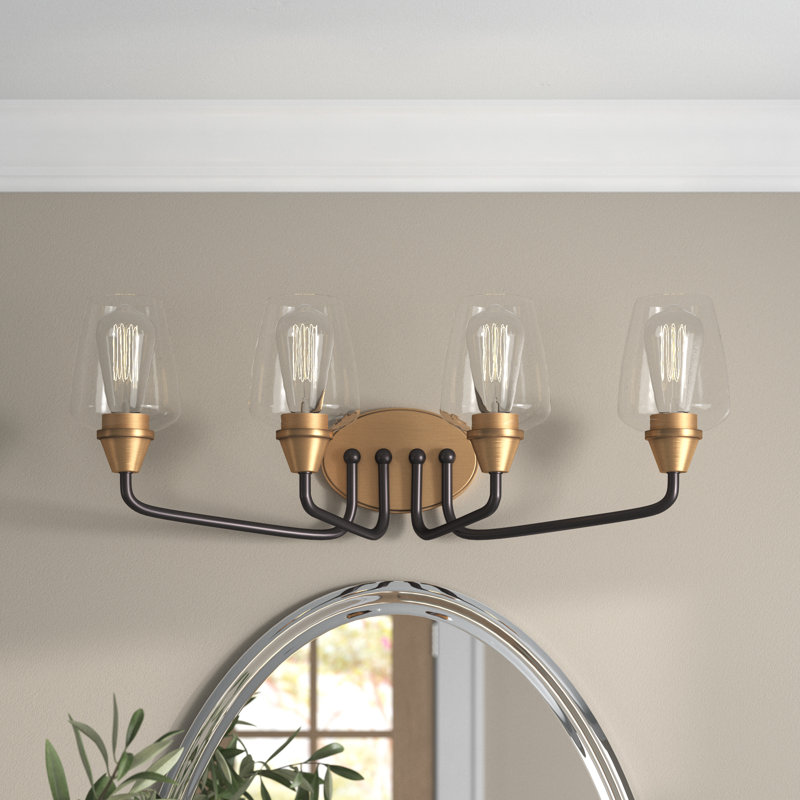 Roseta 4 - Light Dimmable Vanity Light, Bronze/Antique Brass