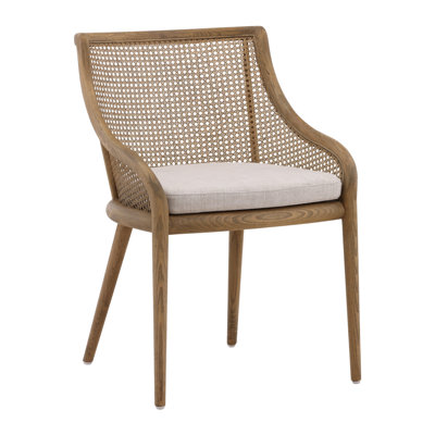 Arcata Low Back Armchair in Brown/Beige