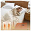 Surmatelas chauffant Queen avec double commande, couverture chauffante électrique en polyester blanc, 5 niveaux de chaleur et arrêt automatique-747881030