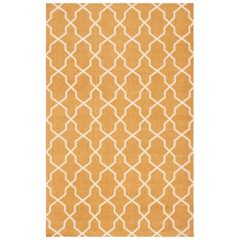 Charing Cross Hand Loomed Jute Geometric Rug, Rectangle 5' x 8'