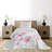Coastal Polyester Floral Coverlet