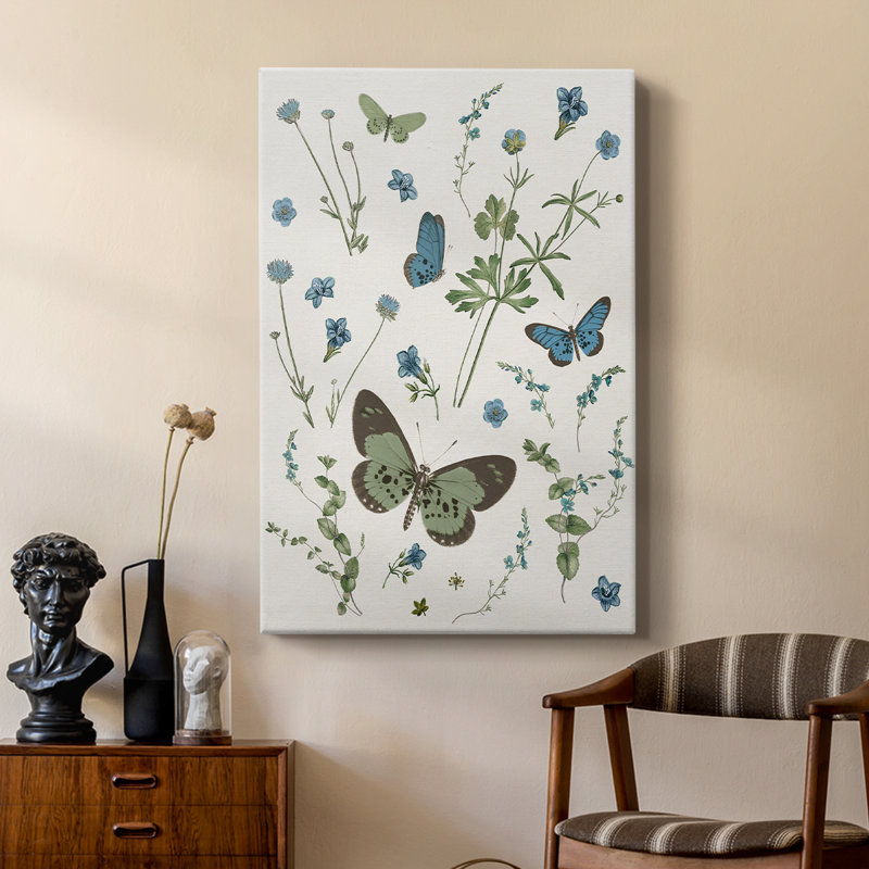 Botanical Page II - galerie Cavas personnalisée, H 48 po x l 32 po