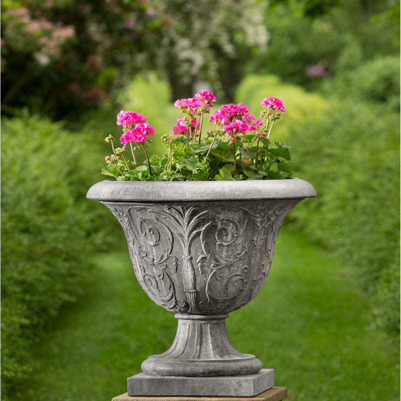 Pot de fleurs en pierre moulée Palais, Ferro Rustico Nuovo