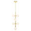 Luisana 7 - Light Golden Cluster Pendant