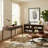 Harper 30"H Solid Wood Mid-Century Modern Low Bookshelf With 4 Deep Shelves And Tapered Legs