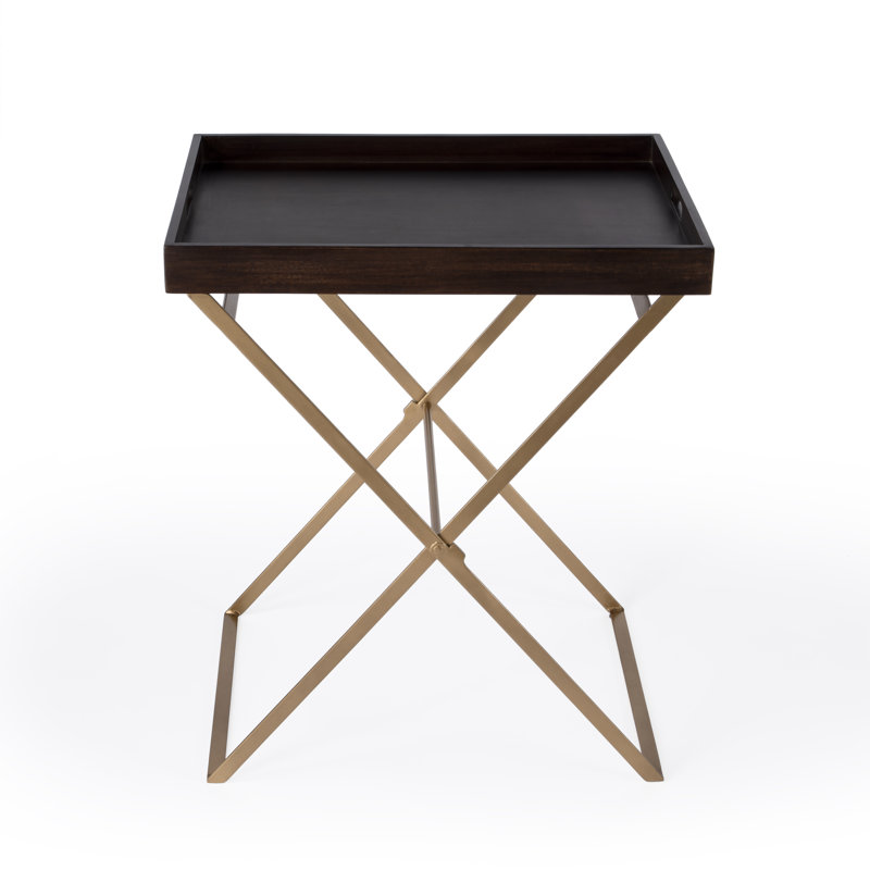 Table-plateau avec pieds croisés Emma