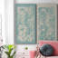 Ensemble de 2 peintures sur toile tendues-74322155