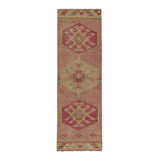One-of-a-Kind 2'9" X 9'10" Hand Knotted Area Rug