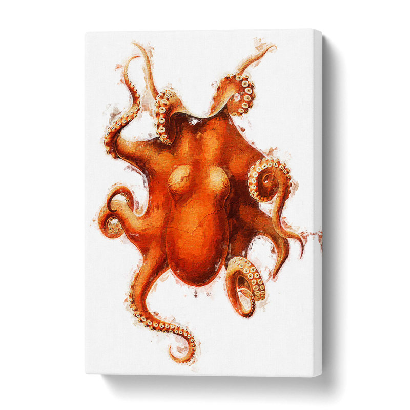 Octopus by Carl Chun - Wrapped Canvas, 61 cm H x 40.6 cm W