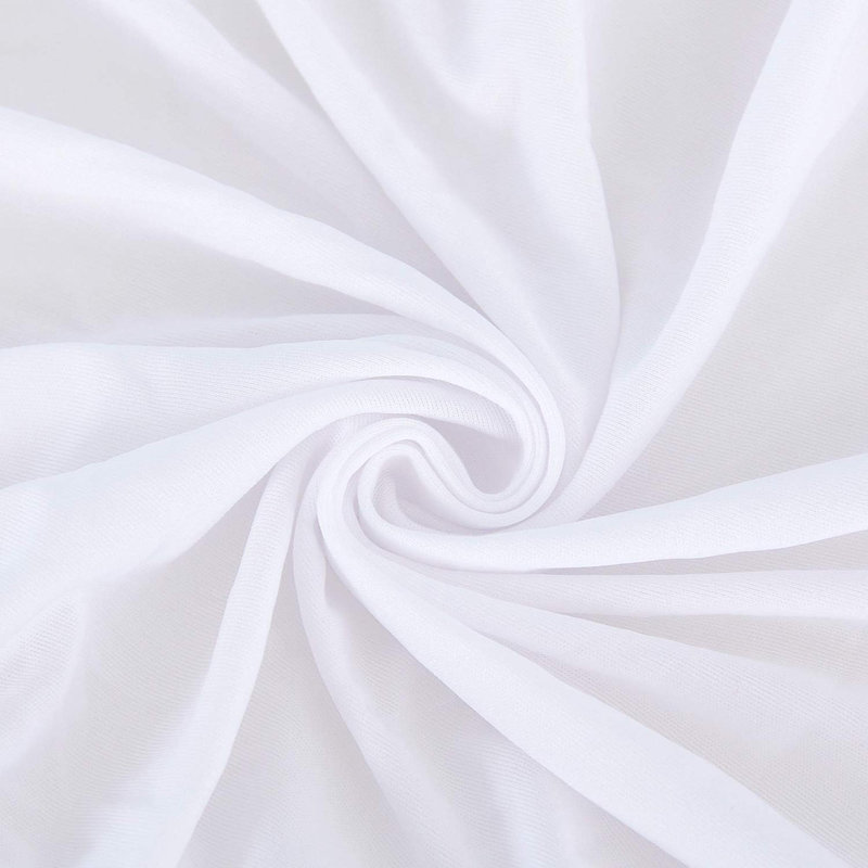 Box Spring Cover King Size Elastic Fabric Wrap Around 4 Sides Bed Skirt Sleek Alternative For Bed Skirts For Hotel Home Fits Box Springs Up To 13