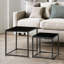 Andrie 2PC Nesting Tables Living Room Furniture