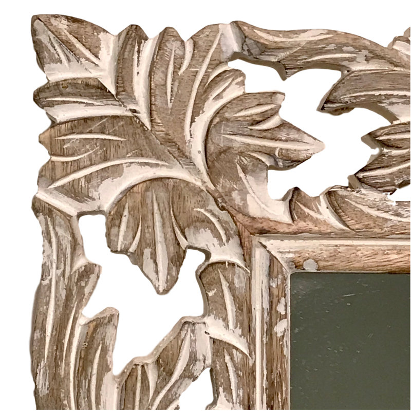 Miroir d'appoint mural ivoire Olu