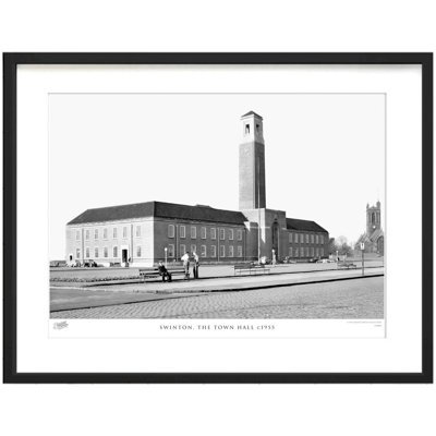 Swinton, The Town Hall C1955 by Francis Frith - Single Picture Frame Print