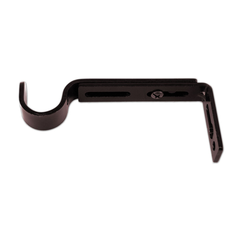Support de fixation réglable Allendale, Nickel brossé / peint, H 6''