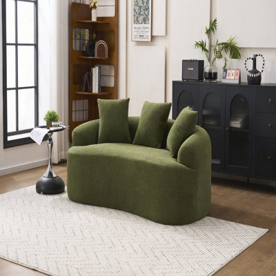 Upholstered 65 " Fabric Sofa