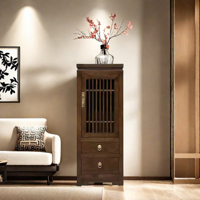 Armoire d'appoint New Chinese Old Elm Zen