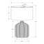 Lampe de table en rotin noir et ivoire / crème Luisa, H 22,23 po x l 13,88 po x P 13,89 po-403784588-403784589