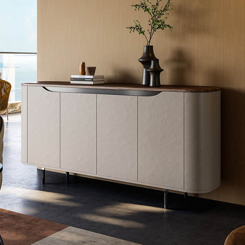 Armoire de rangement moderne et minimaliste multifonctionnelle, H 35,43 po x l 62,99 po x P 15,75 po