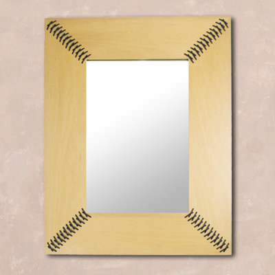 Dewberry Solid Wood Rectangle Mirror