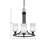 Paramount 3 Light Uplight Chandelier-84447190