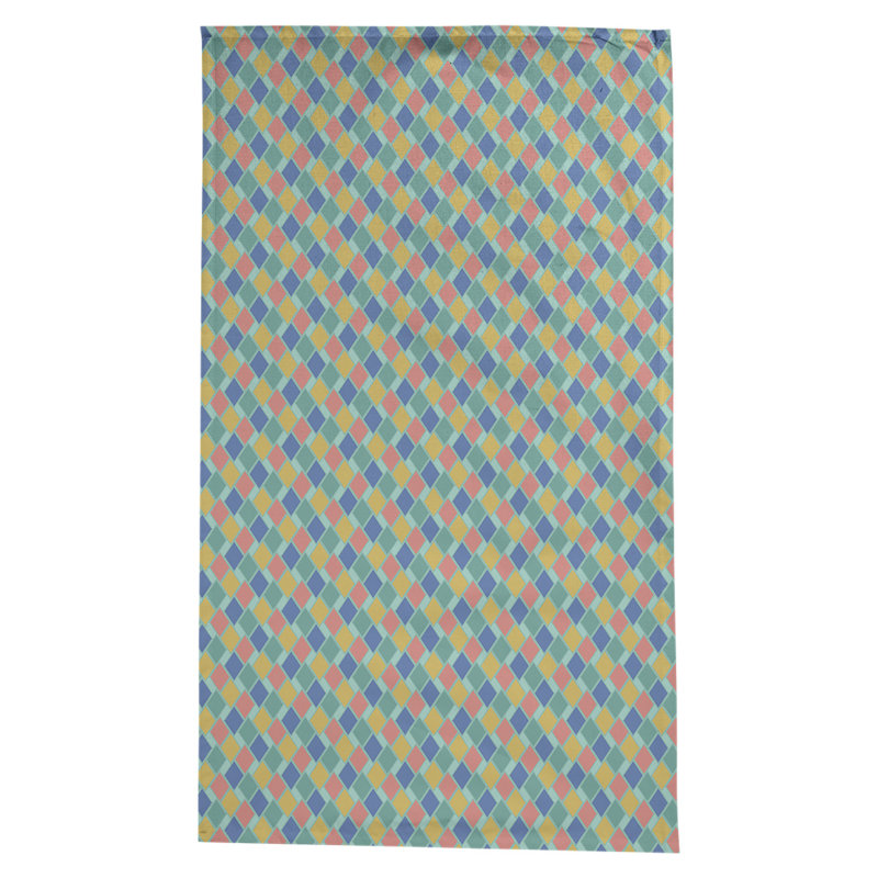 Leffel Diamonds Tablecloth, Green/Yellow