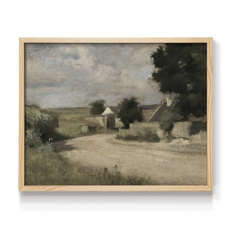 Vintage Landscapes-CDV -Framed Print - Restickable