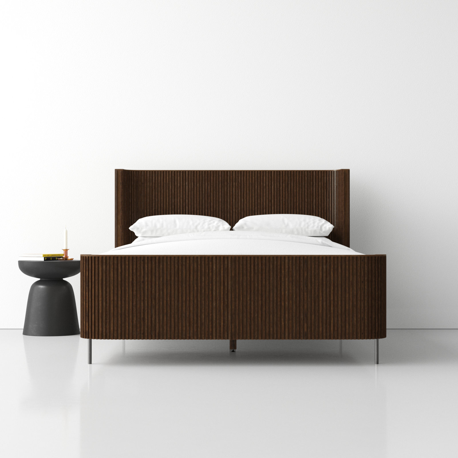 Corsica Iron, Solid Wood Bed