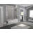 Newport Series Framed - W x 58'' H Sliding Door Framed Tub Door with-17920943-17920945
