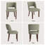Chaise d'appoint rembourrée en bois massif-2022133707