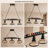 3 - Light Industrial Billiard Ball Dimmable Linear Chandelier with Amber Glass Shades