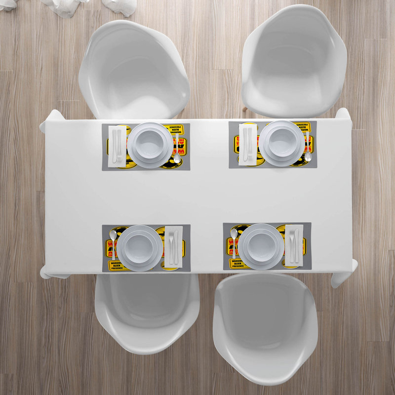 Polyester Abstract Rectangle Placemat
