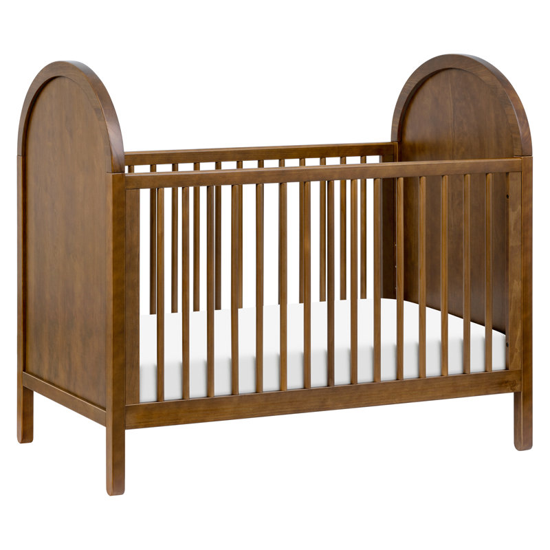 Bondi Cane 3-in-1 Convertible Crib, Natural Walnut