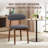 Maylon Upholstered Solid Wood Frame Side Chairs-1788348407