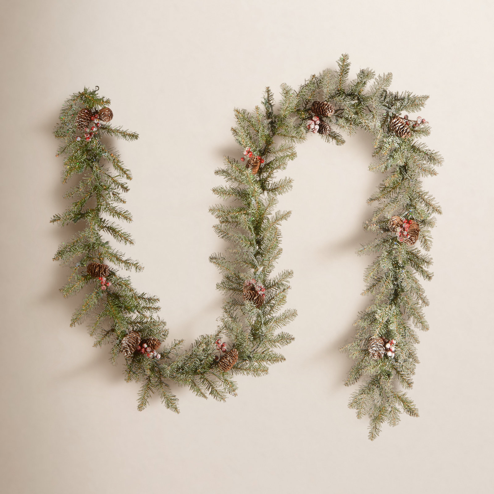 108" Pre-Lit Dunhill Fir Christmas Garland