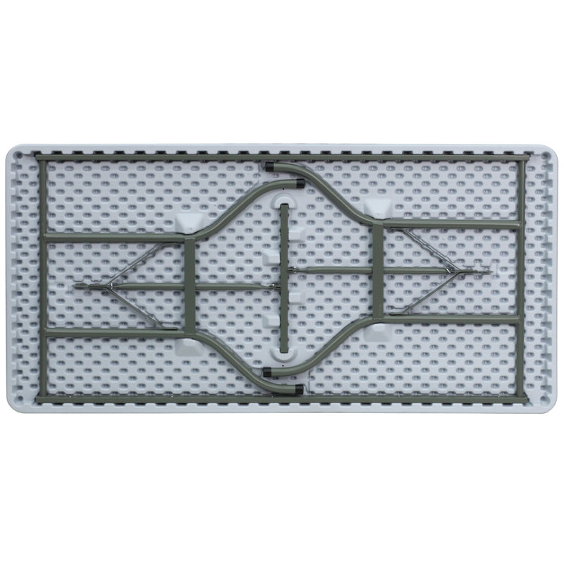 Noah Plastic Folding Table - Granite White Surface - Banquet Table, 30" W x 60" D, Set of 25