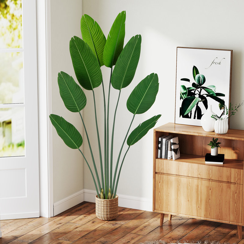 193cm Faux Banana Leaf Plant