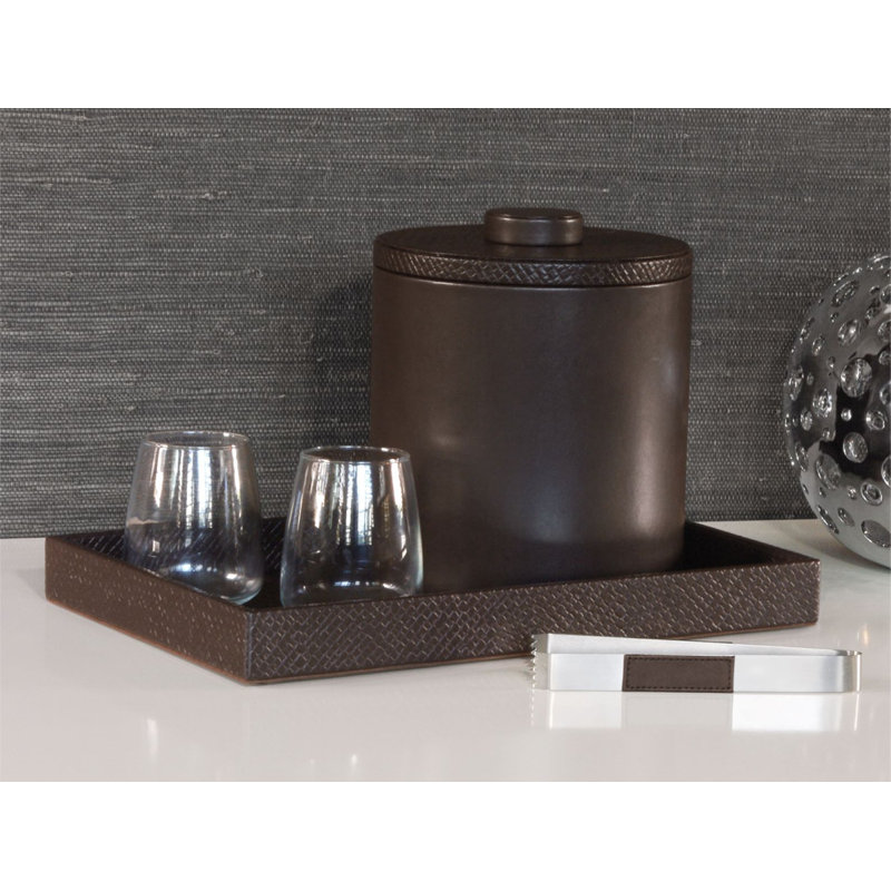 Java Vinyl Ice Bucket, Brown
