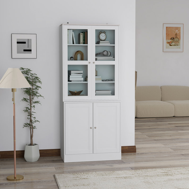 Birce Cube Bookcase., White/Oak
